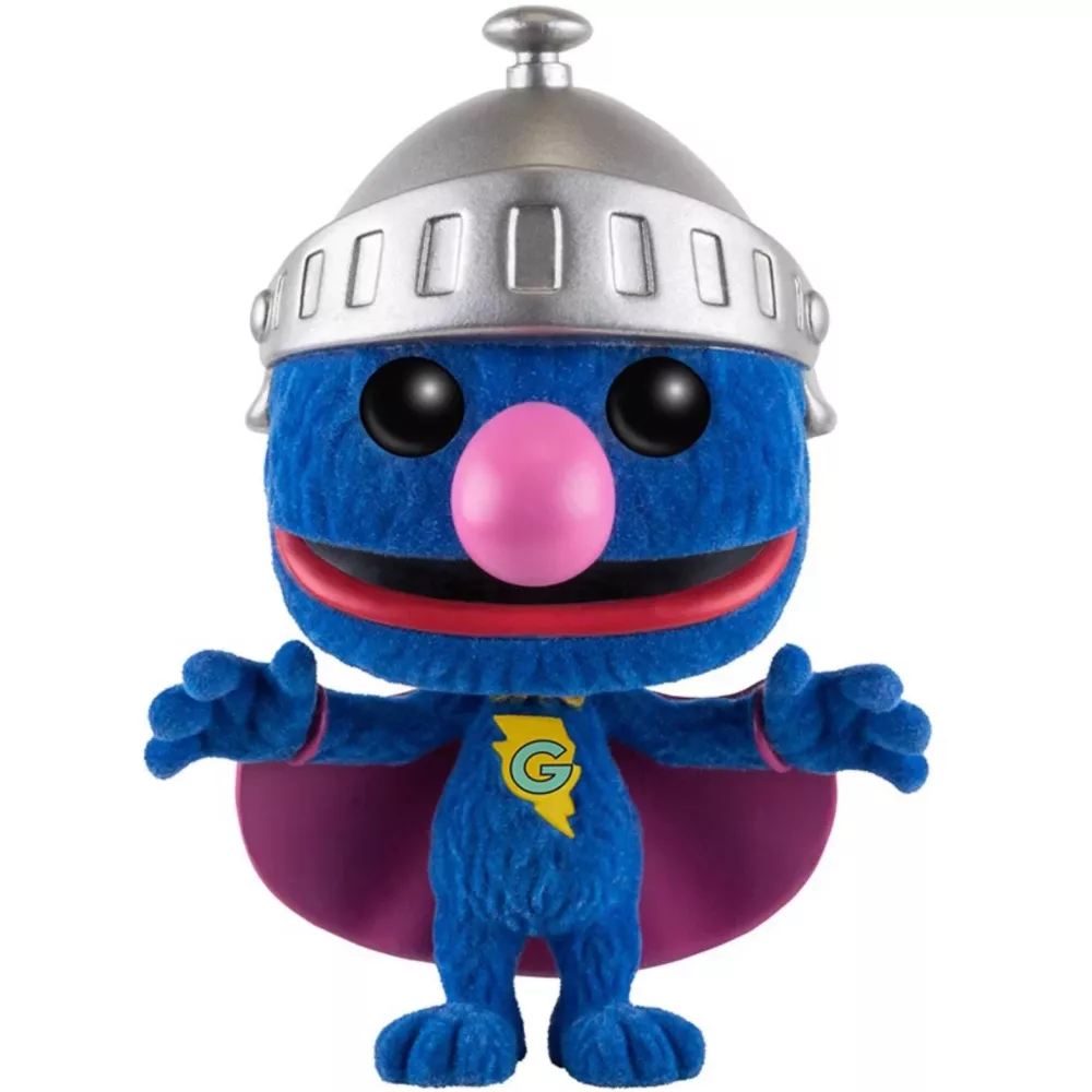 Funko Pop! Super Grover #01 Flocked 123 Sesame Street